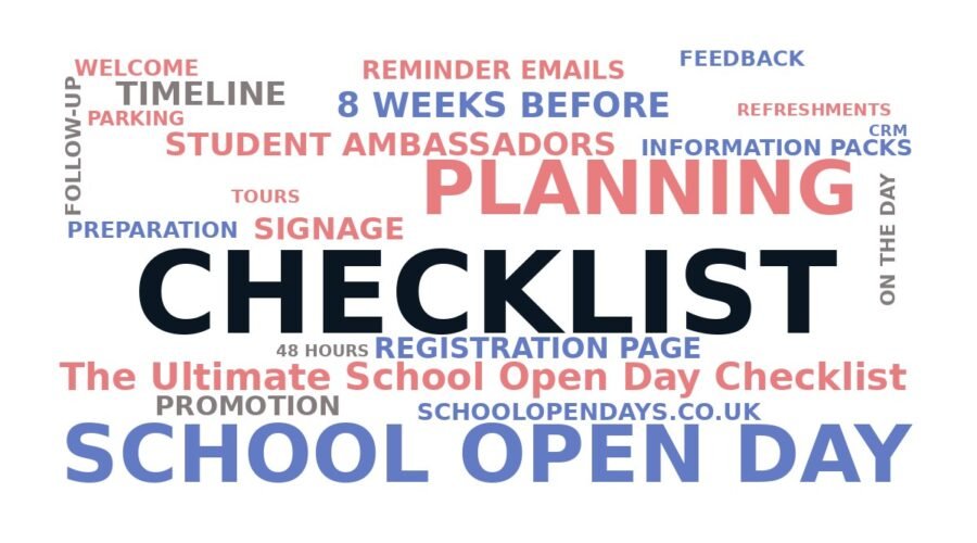 The Ultimate School Open Day Checklist